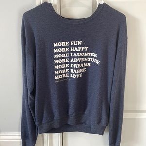 Women Spiritual Gangster x Pure Barre sweater